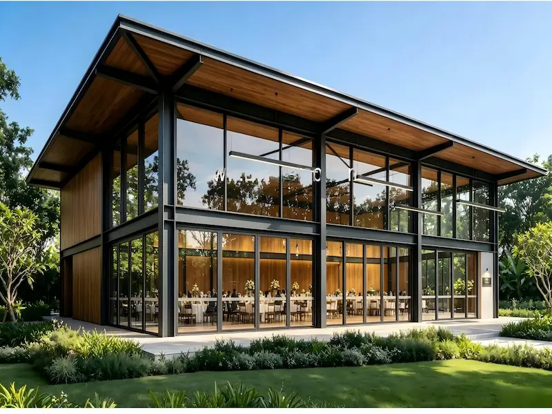 Steel Structure Banquet Hall-commercial
