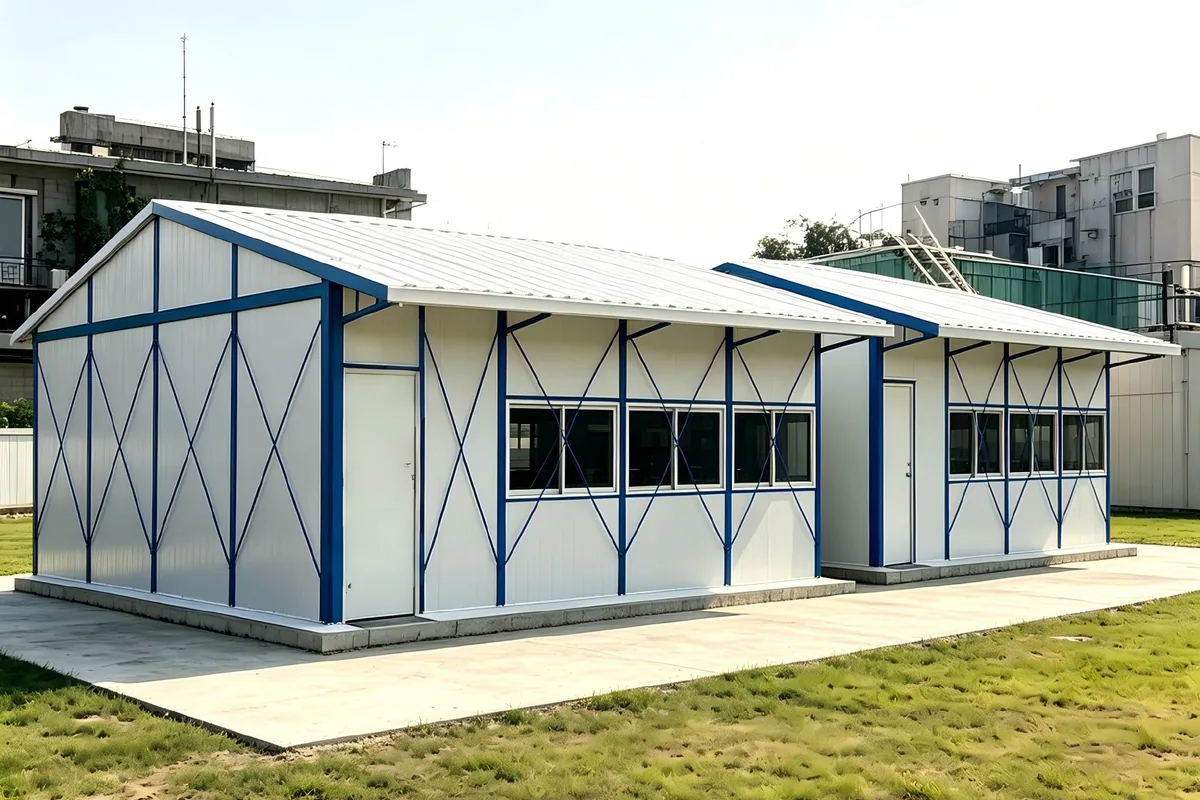 K-type prefab classroom in Mexico