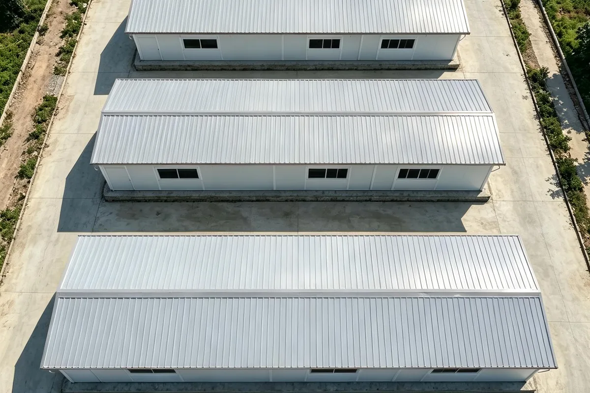 K-type worker kitchen and canteen in Tanzania