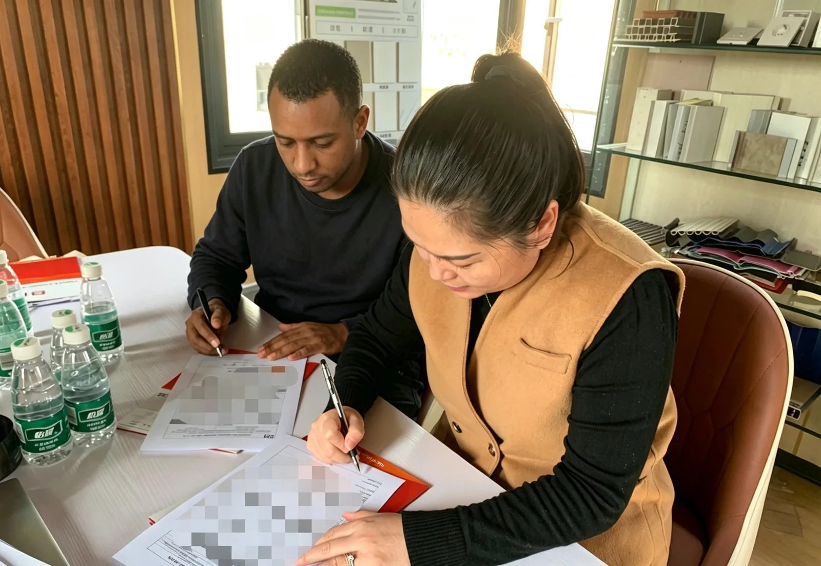 On-site contract signing