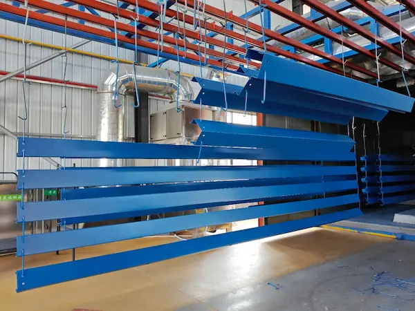 Powder coating workshop